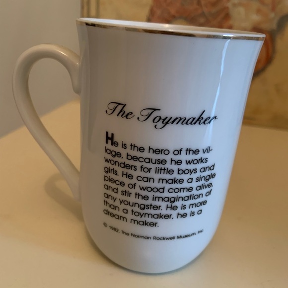 Vintage Norman Rockwell Set of 6 1982 Gold Trim Museum Collectible - Picture 13 of 15